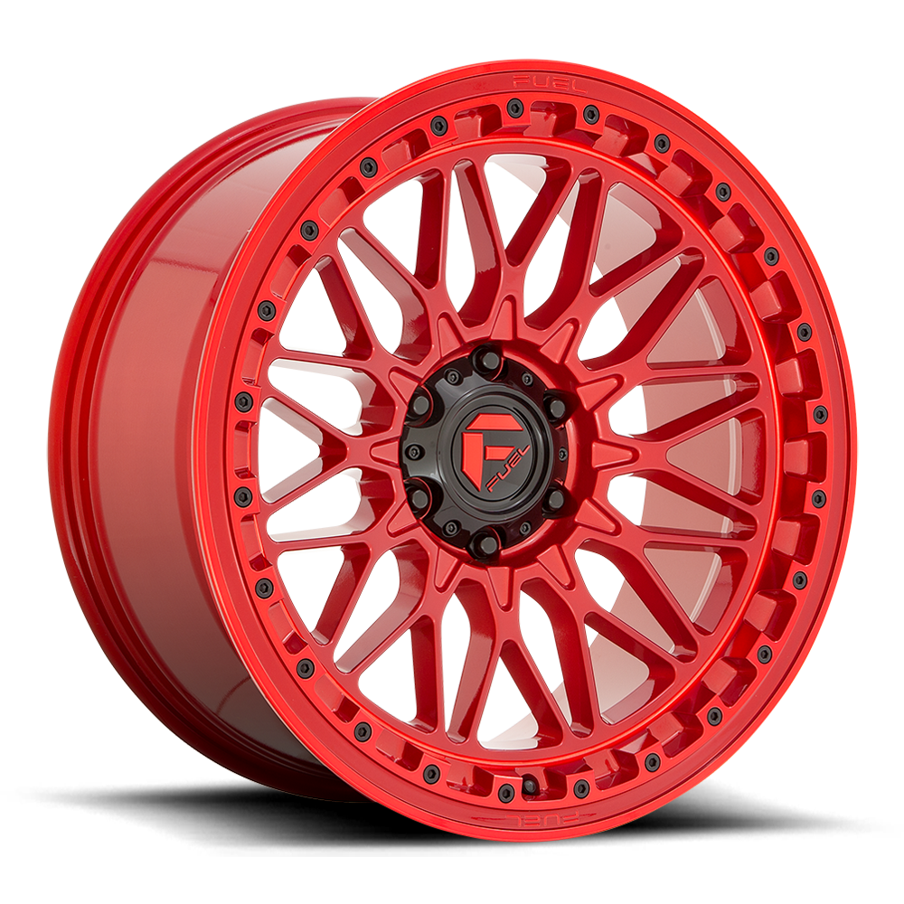 Fuel Trigger D758 Candy Red wheel, multiple bolt patterns
