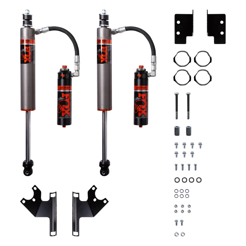 FOX 2.5 Factory Race Bypass Front Remote Reservoir Shocks, DSC (2.5-4 in. Lift), fits Jeep Wrangler