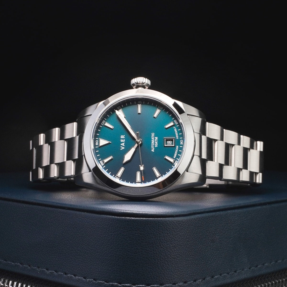 VAER A5 Atlas Green Auto Mens Watch - 38mm USA