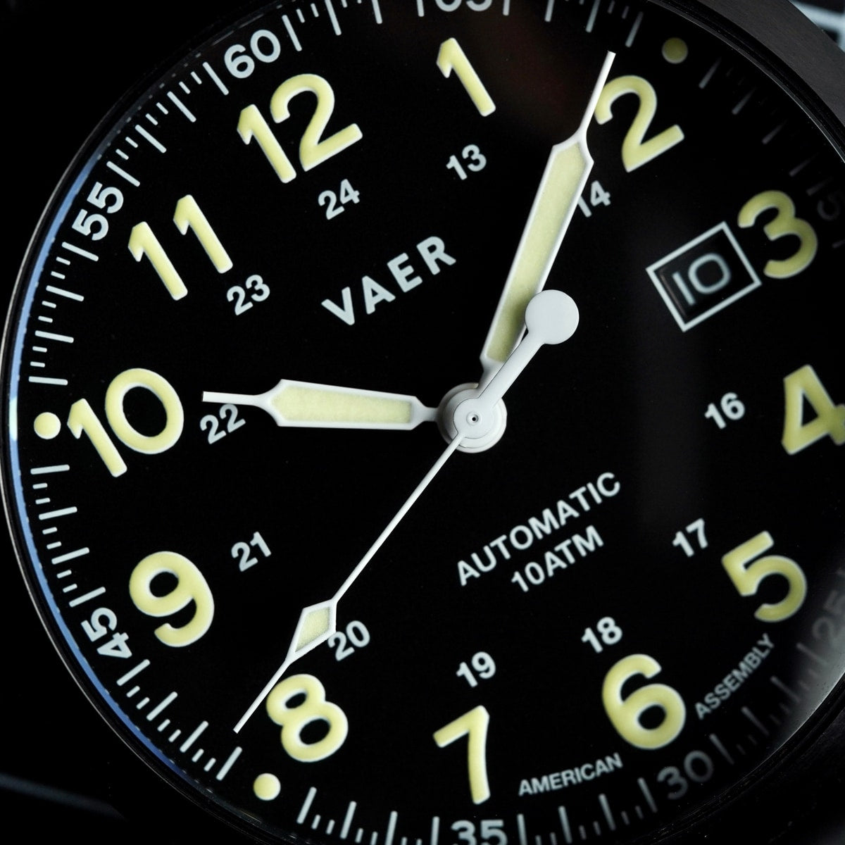 VAER A5 Tactical Field Watch - 40mm USA Auto