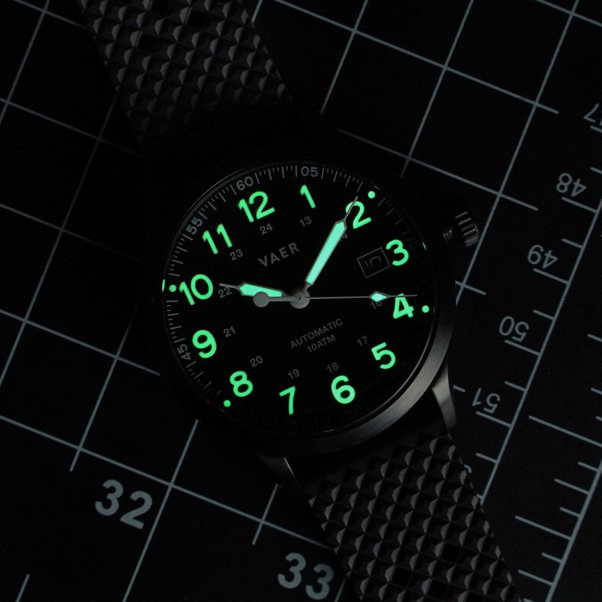 VAER A5 Tactical Field Watch - 40mm USA Auto