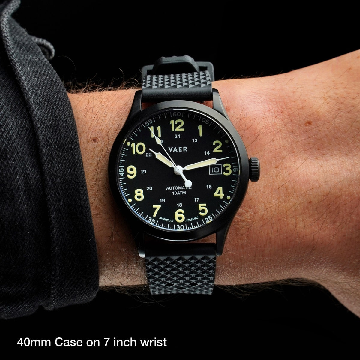 VAER A5 Tactical Field Watch - 40mm USA Auto