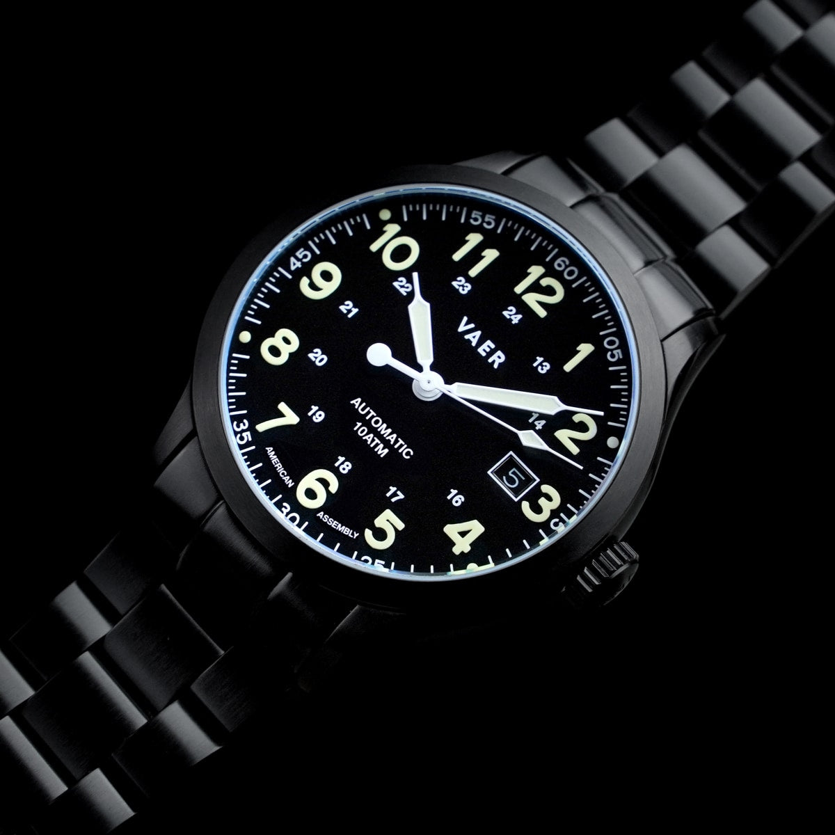 VAER A5 Tactical Field Watch - 40mm USA Auto