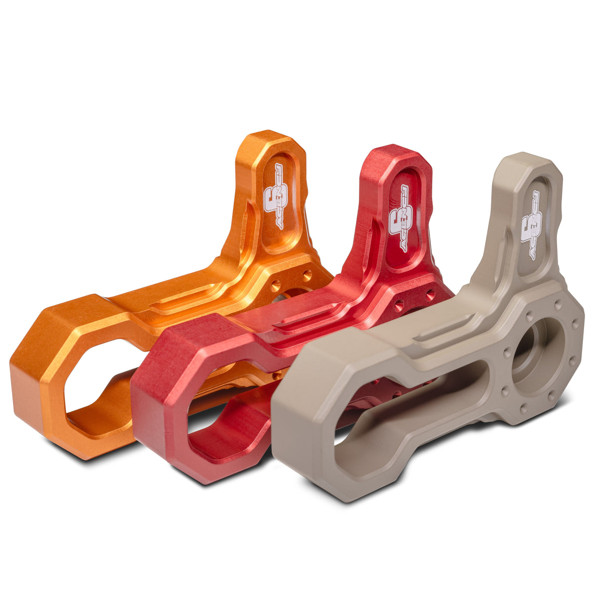 Agency 6 L-Shaped Roof Locks in FDE for Jeep Wrangler JK