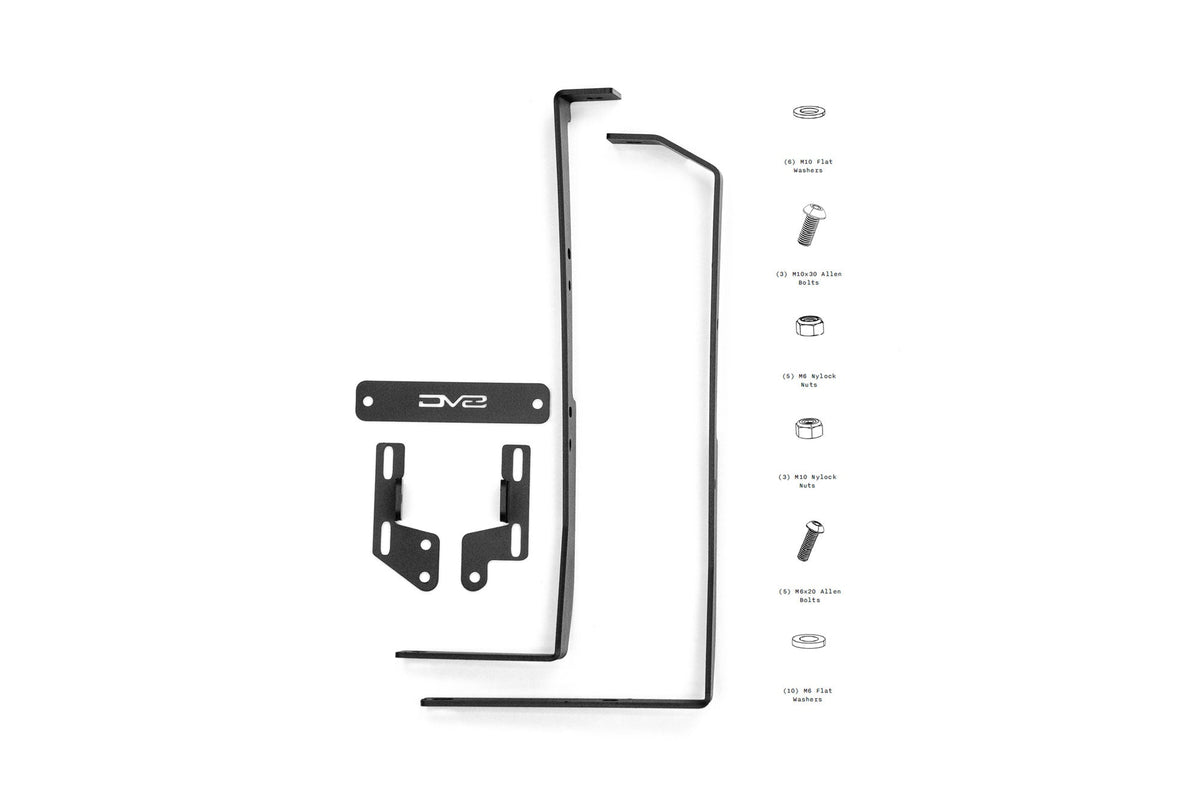 DV8 Offroad ACC relocation bracket for 2023-2026 Ford Super Duty F-250, F-350 and F-450