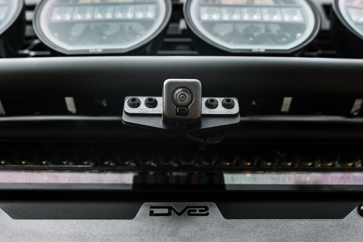 DV8 Offroad tube front bumper camera relocation bracket for 2021-2026 Ford Bronco and Bronco Raptor