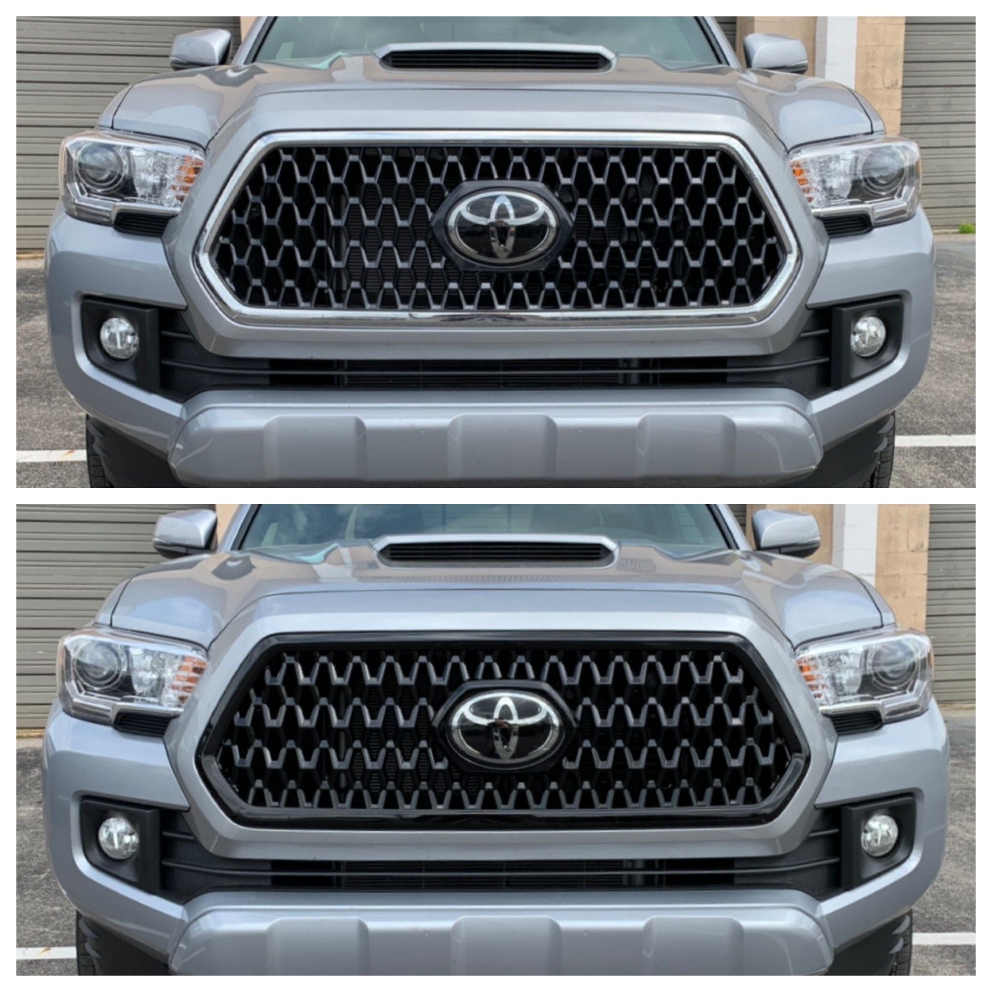 2018-2019 Toyota Tacoma TRD SPORT/OFF-ROAD 1PC Black Overlay Grille