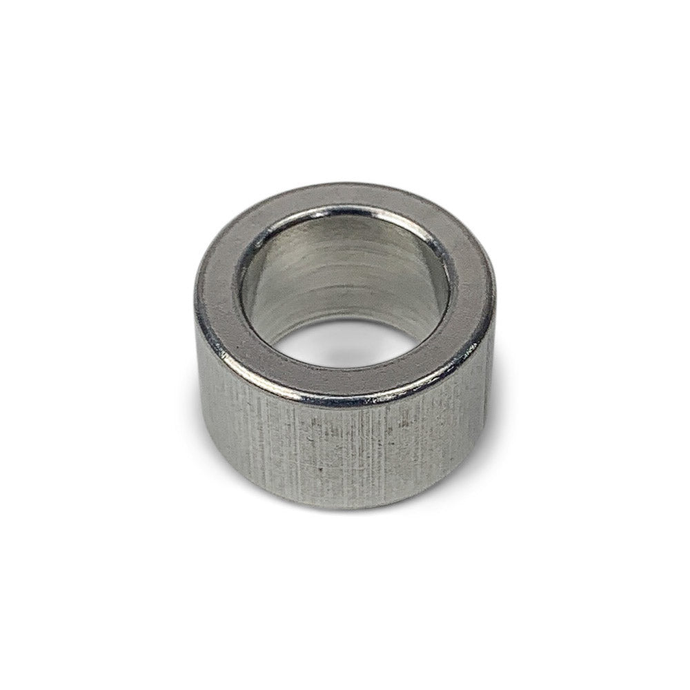Metal spacer bushing for off-road vehicle suspension or overlanding gear