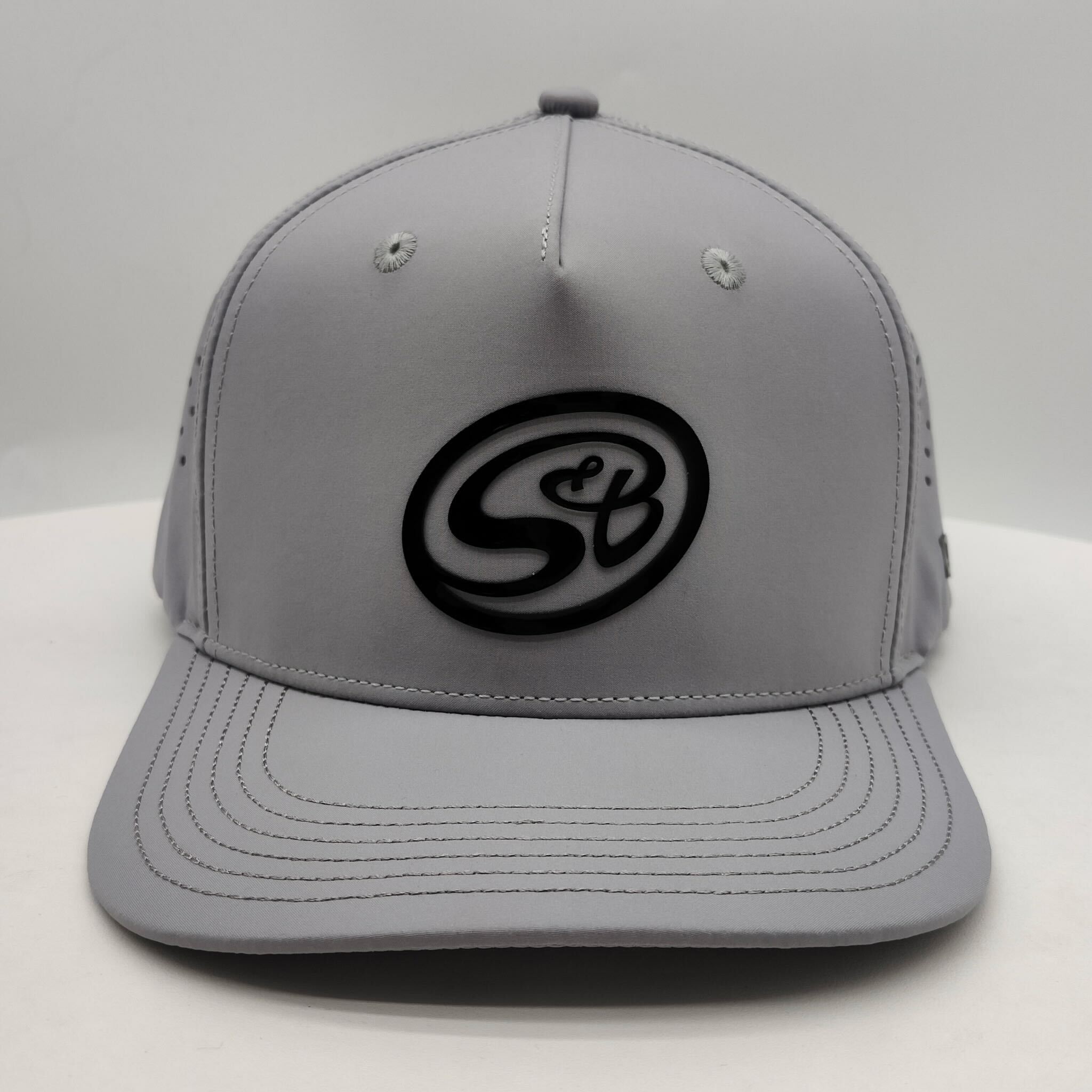 S&B Grey Performance Snapback Hat