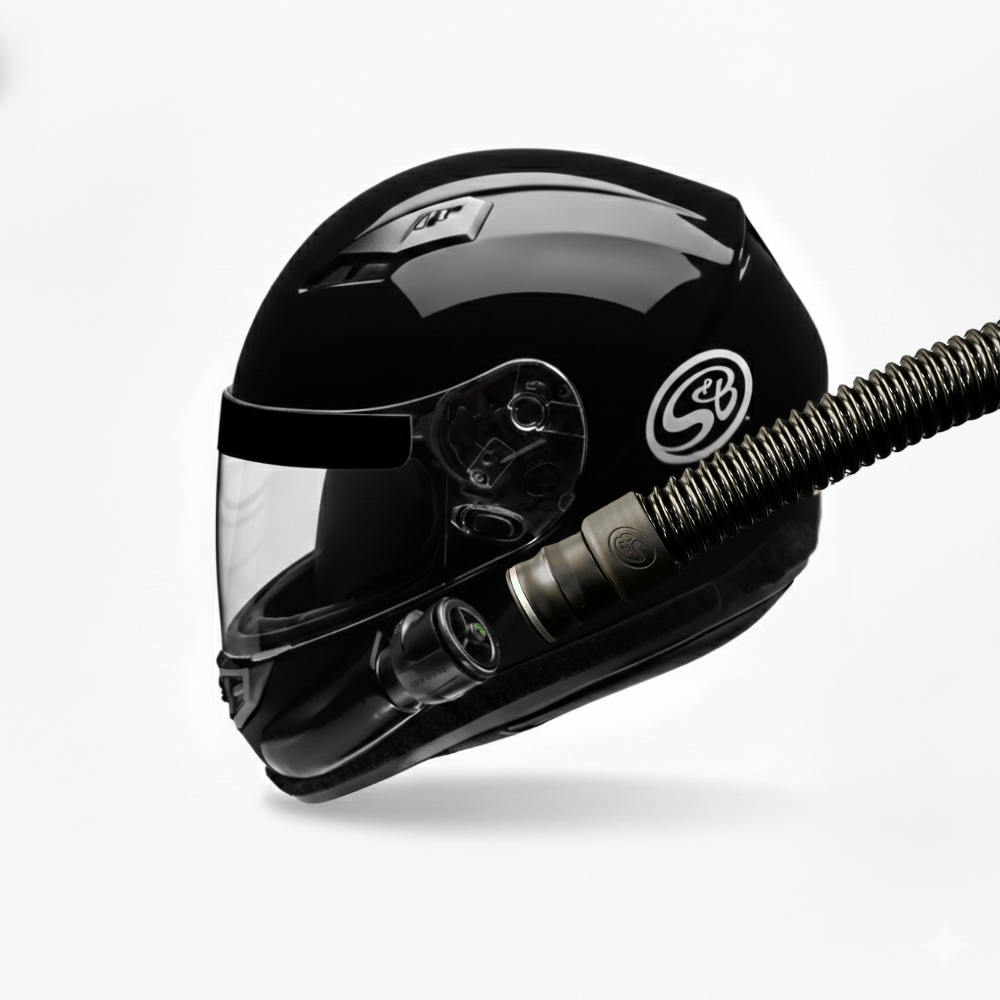S&B Helmet Pumper Hose Adapter for Magnetic Helmet Attachment