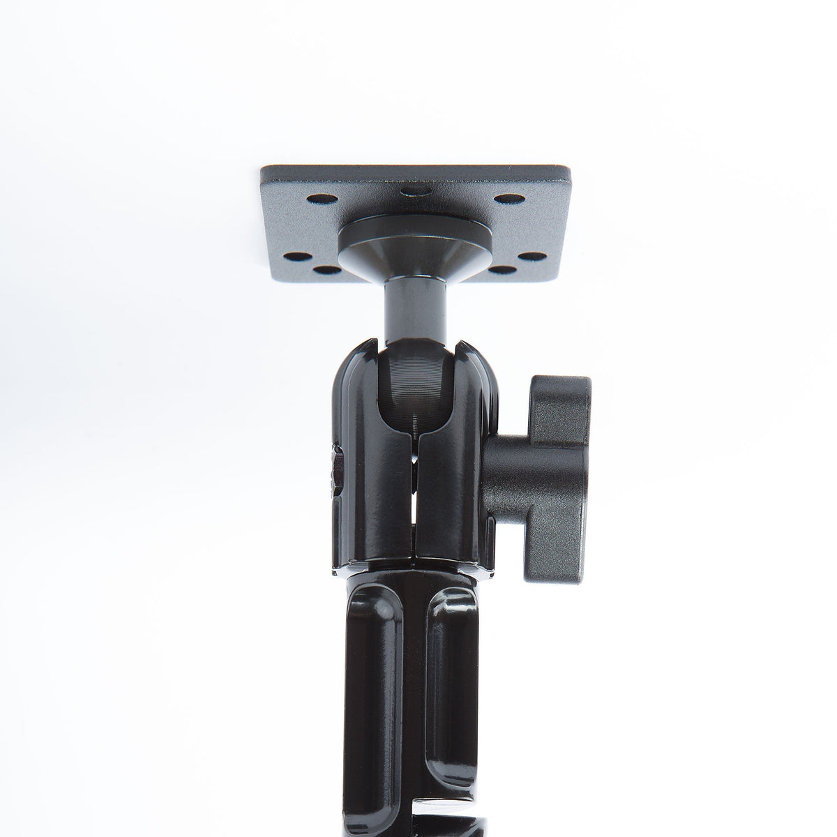 Tackform tablet holder with AMPS base and modular arm for universal fit