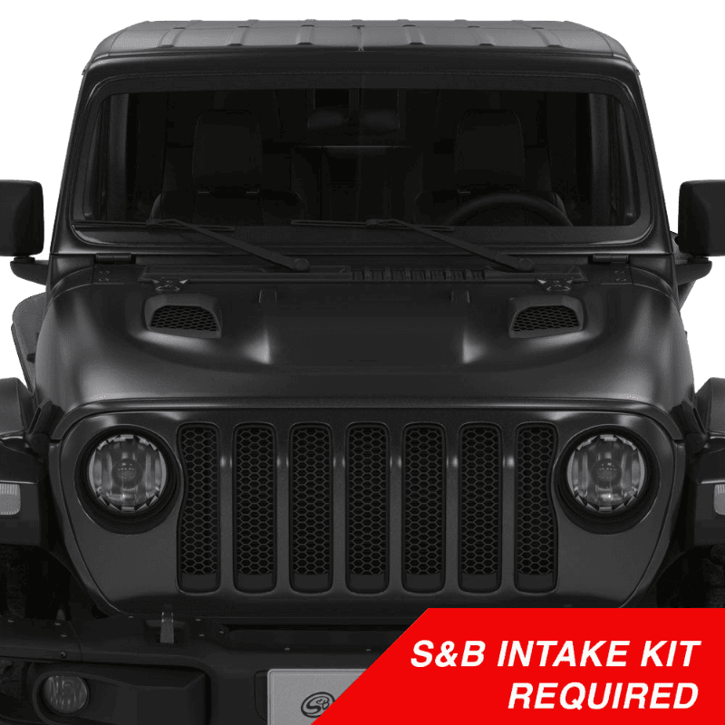 Air Hood Scoops For Jeep Wrangler Rubicon / Gladiator (S&B Intake Required)