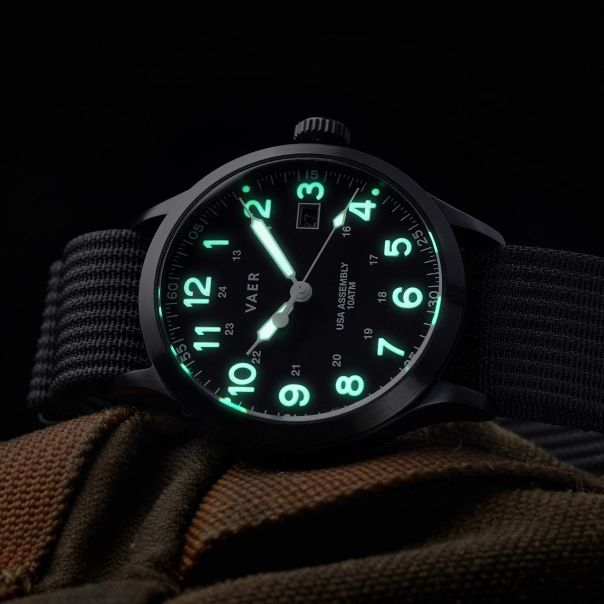 VAER C5 Tactical Field Watch - 40mm Ameriquartz