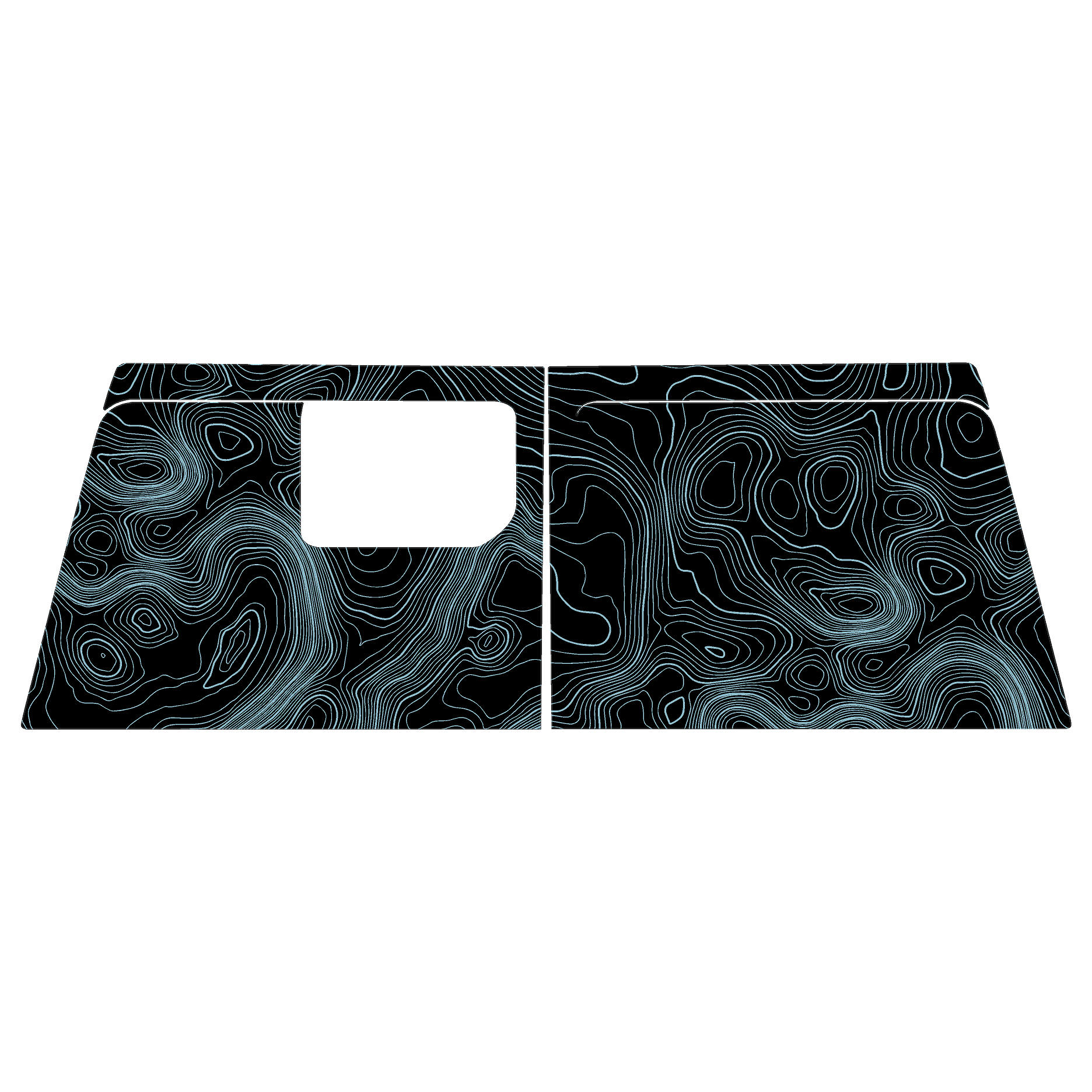 Topo Cargo Area Overlay Kit Part 1 (Printed Series) - 2021+ Bronco 4 Door