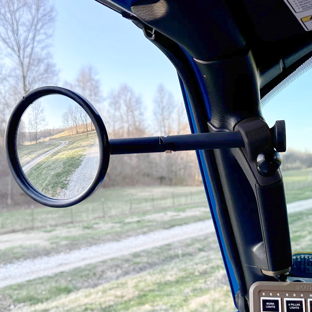 Espejos laterales de pilar A para Jeep CMM Offroad 2024 Gladiator/JT con montaje en base para conductor y pasajero