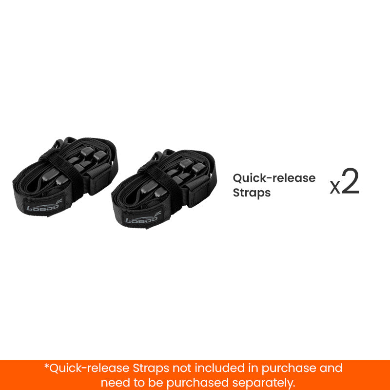 Motorcycle Travel Quick-Release Elastic Straps for Luggage Bags 2 Sets