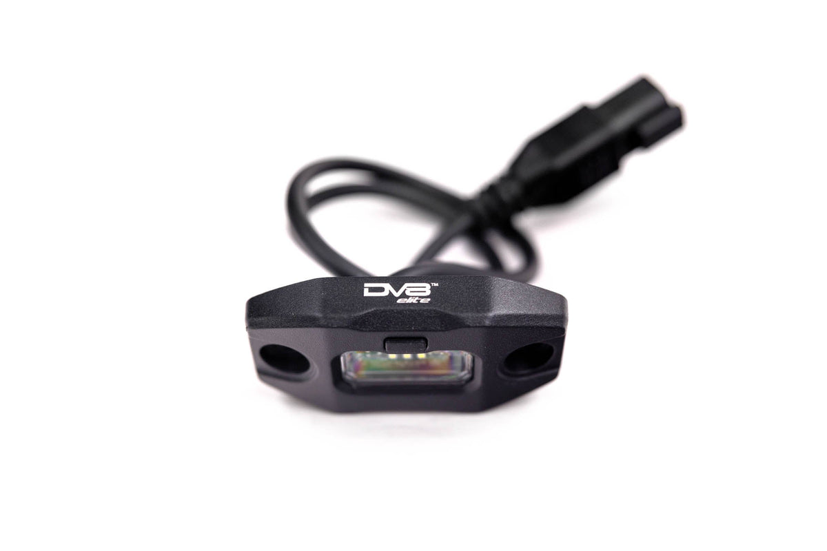 DV8 Offroad Elite white and amber push button dome light for universal fit