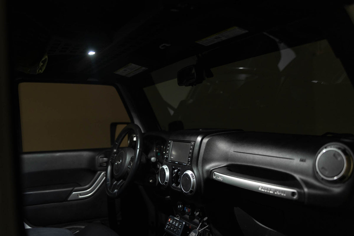 DV8 Offroad Elite white push button dome light for universal fit