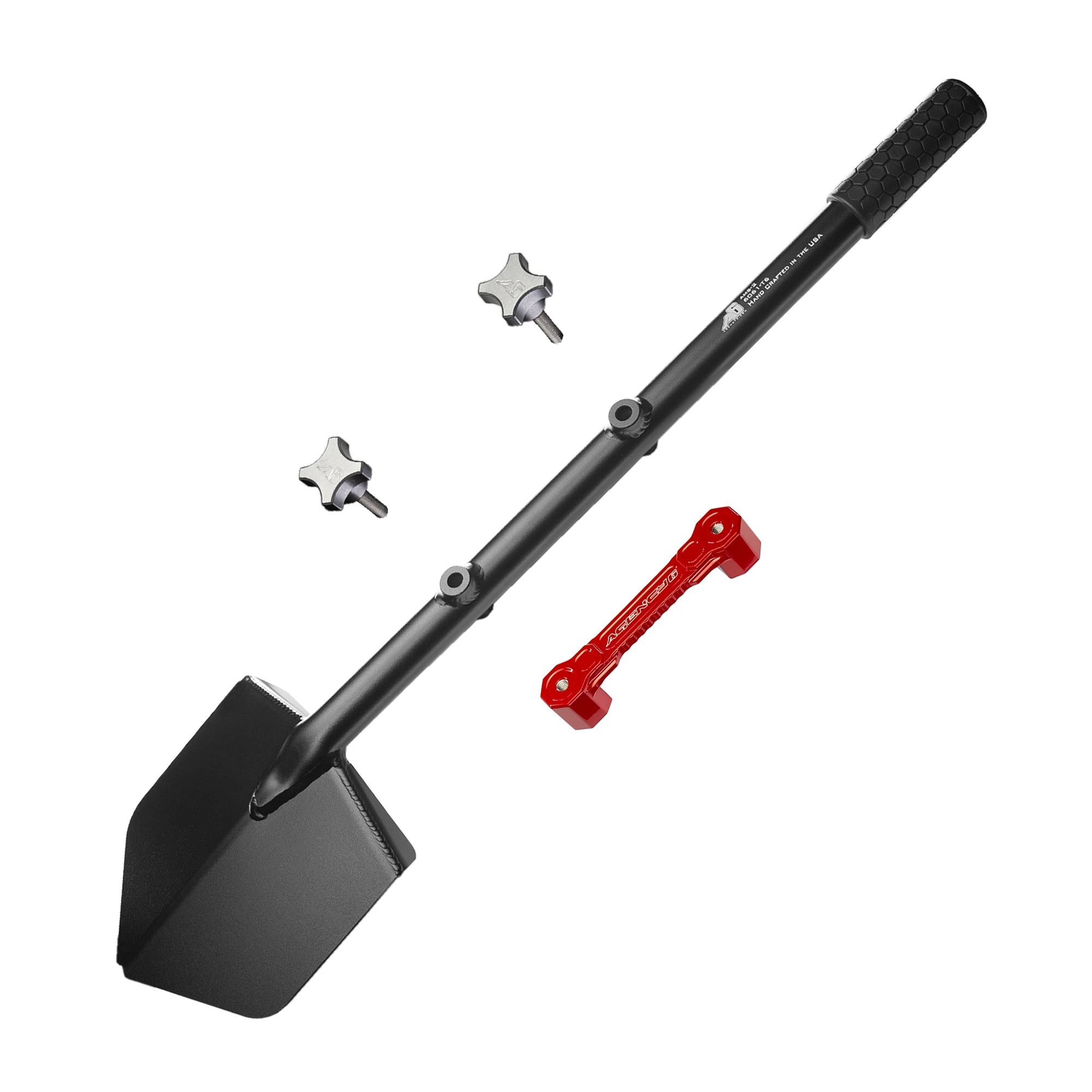 BLACKLONGSHOVELFLOATINGREDSSMMOUNTwithNEWKNOBS - NVMOS