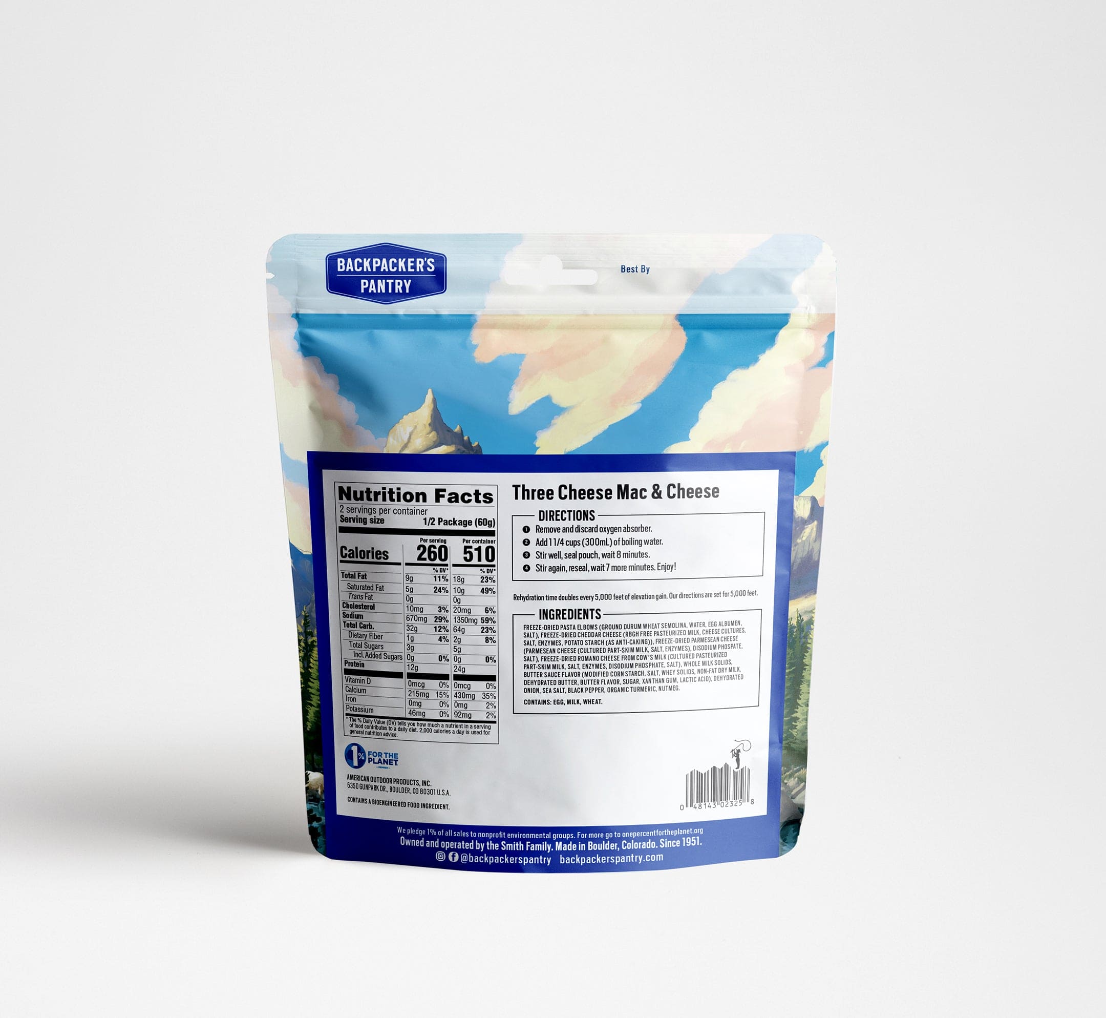 Macarrones con queso y tres quesos