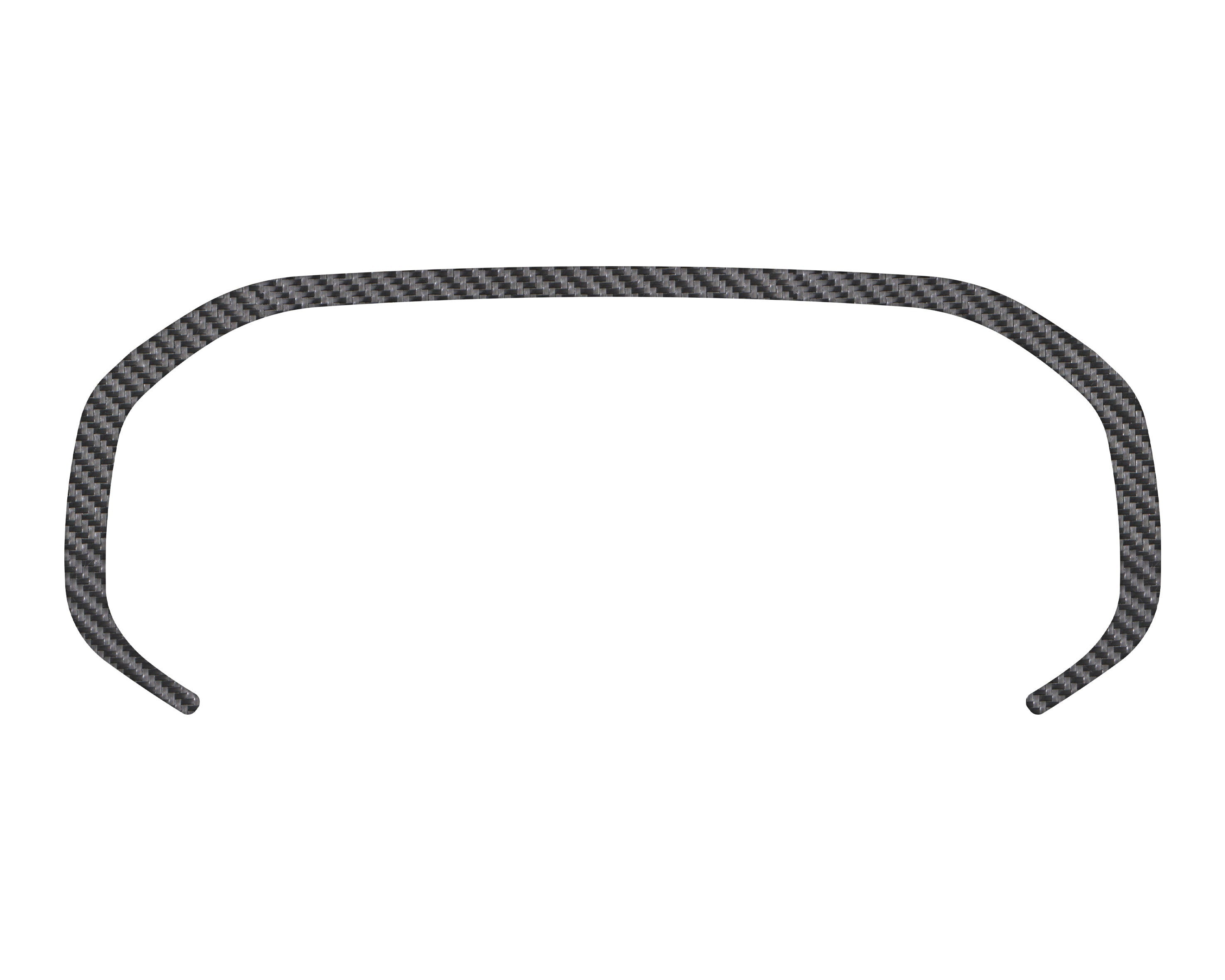 Dashboard Accent Trim Fits 2021-2022 Ford Bronco Sport Real Carbon Fiber(Raw)