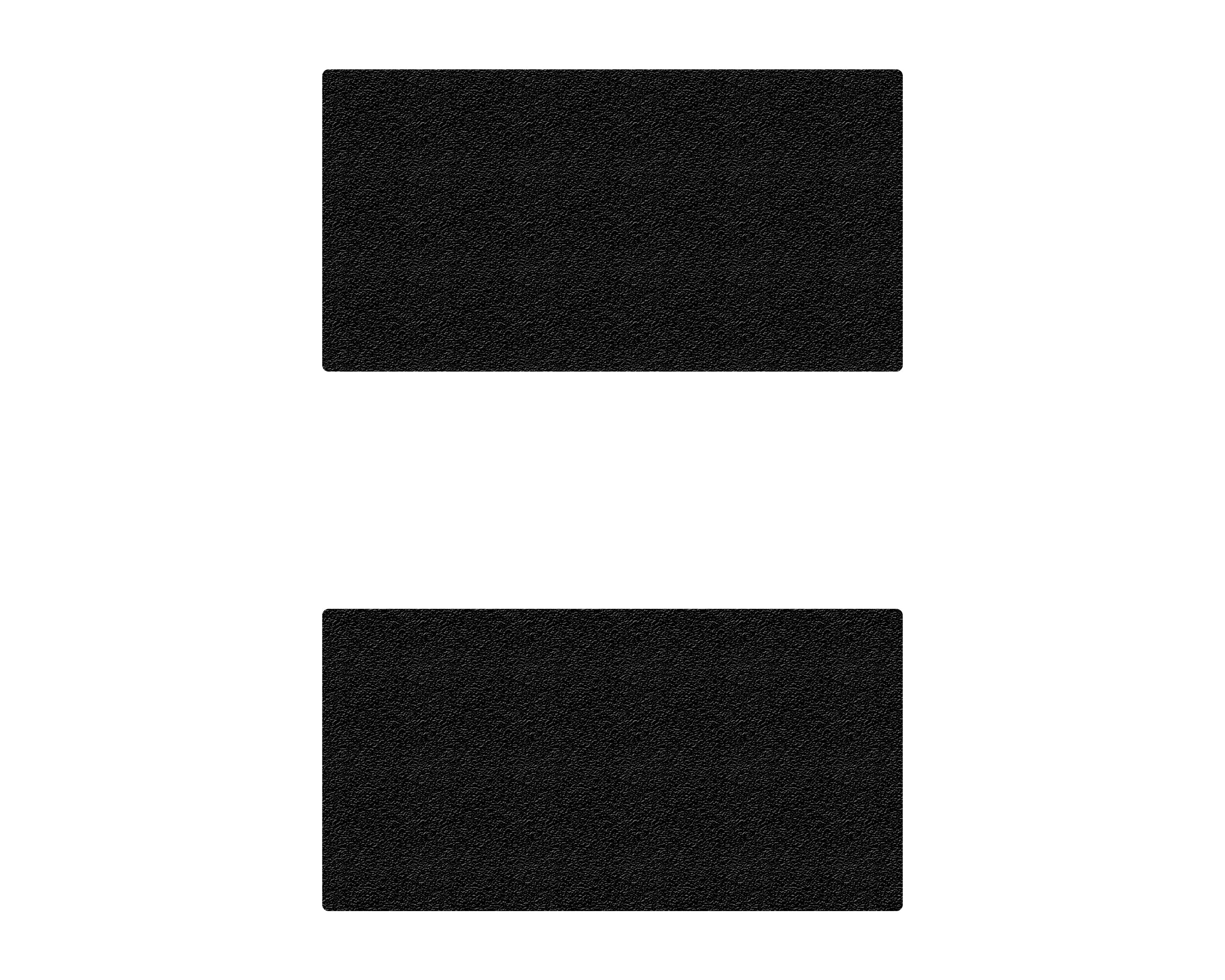 Rear Door Sill Accent Trim Fits 2021-2022 Ford Bronco No Rear Doors (4 Door Model) Plain - Black
