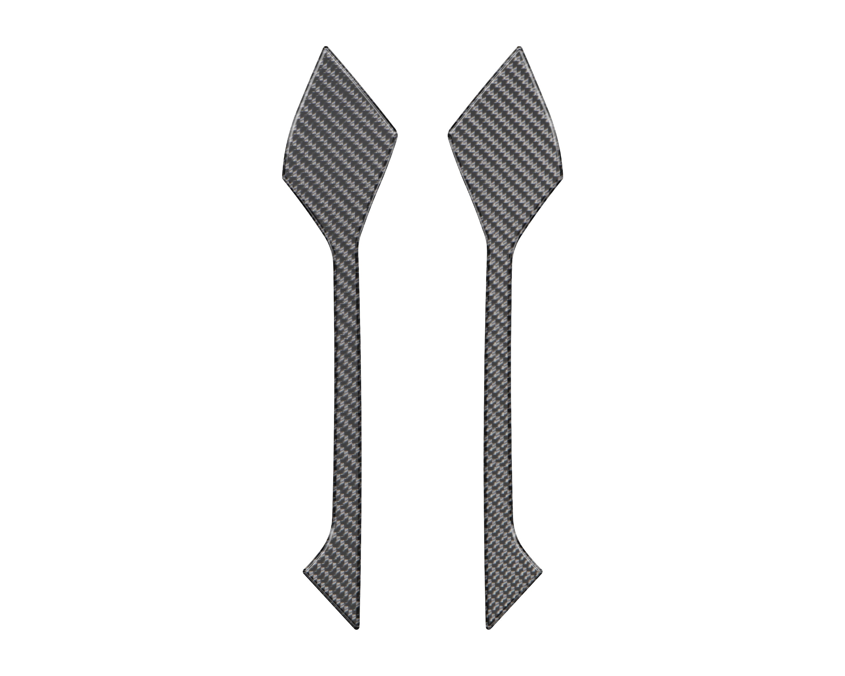 Tufskinz.com Upper Door Pull Handle Accent Overlays Fits 2021-2026 Ford Bronco - SKU BRO026-ABE-G - BRO026 DCF G - off-road overland product image