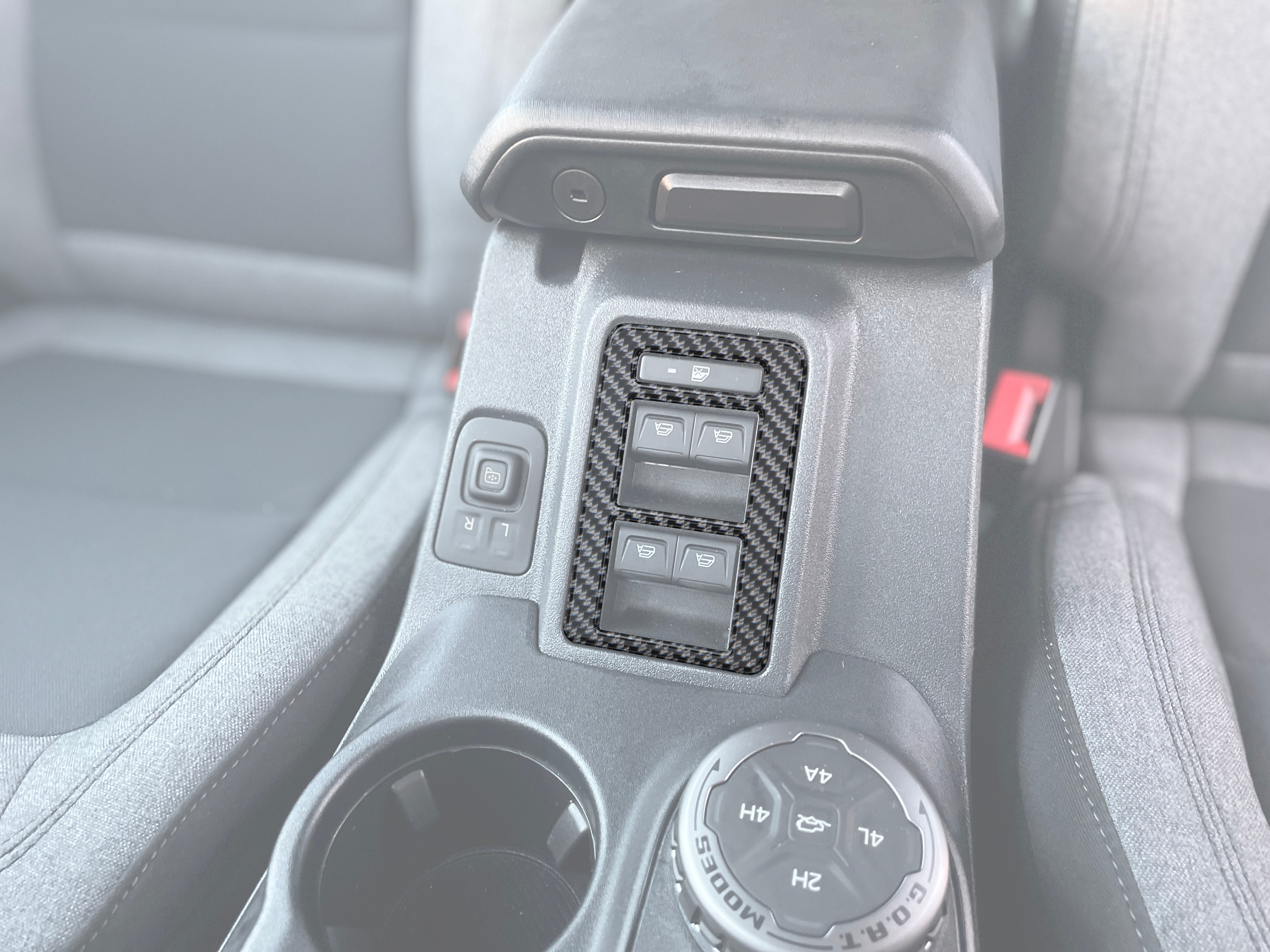 Window Control Switch Accent Overlay Fits 2021-2026 Ford Bronco