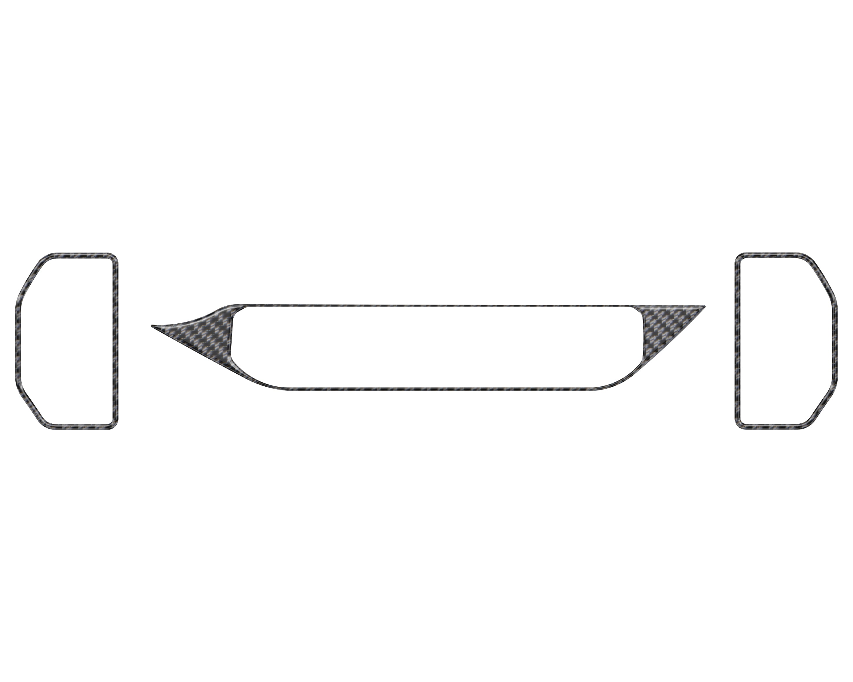 AC Vent Surround Accent Trim Fits 2025-2026 Ford Bronco Sport