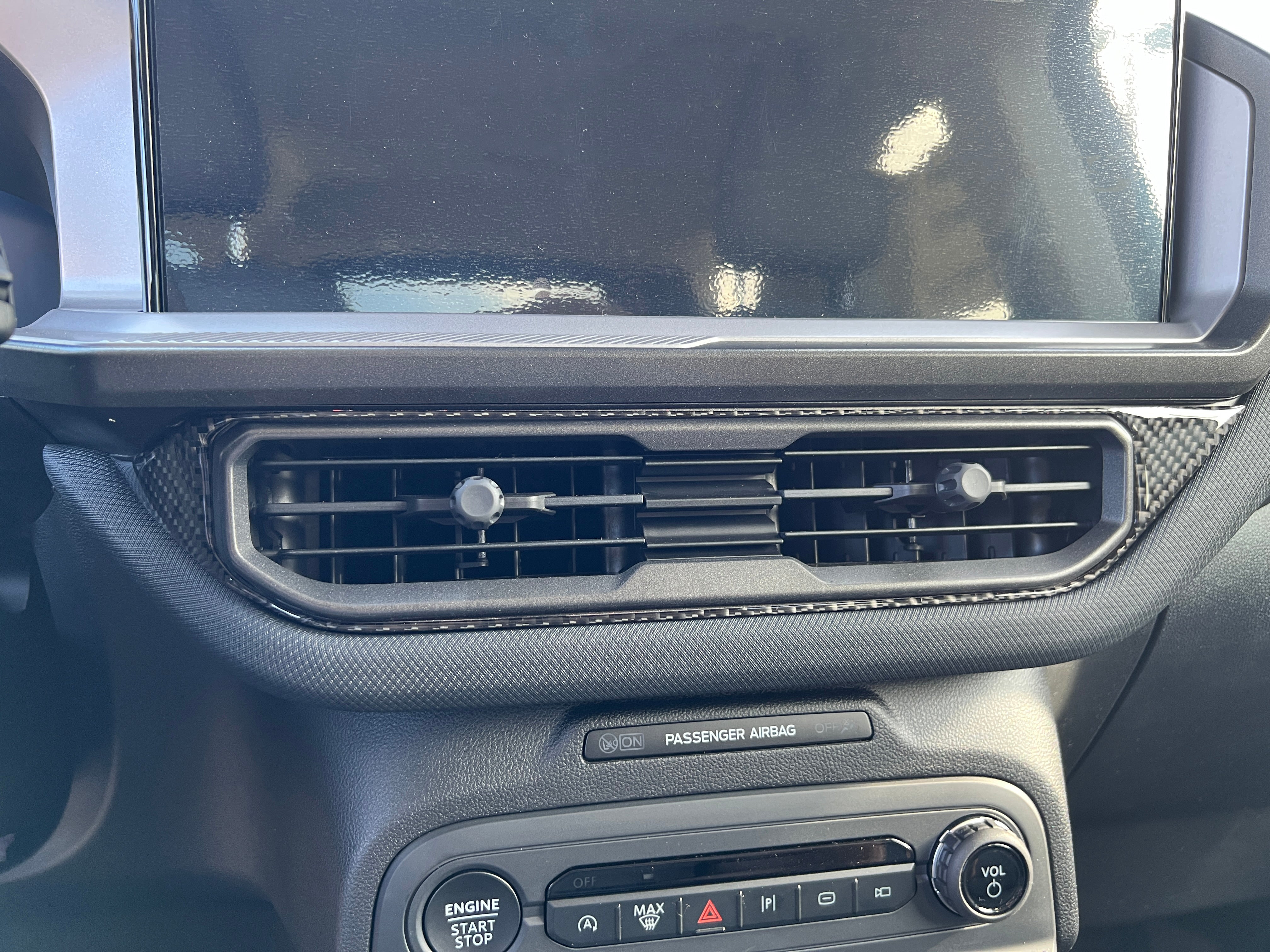 AC Vent Surround Accent Trim Fits 2025-2026 Ford Bronco Sport