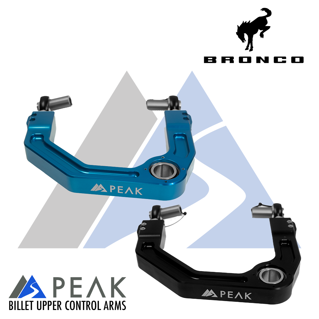Peak Suspension Billet Upper Control Arms – 21+ Ford Bronco for 2021+ Ford Bronco