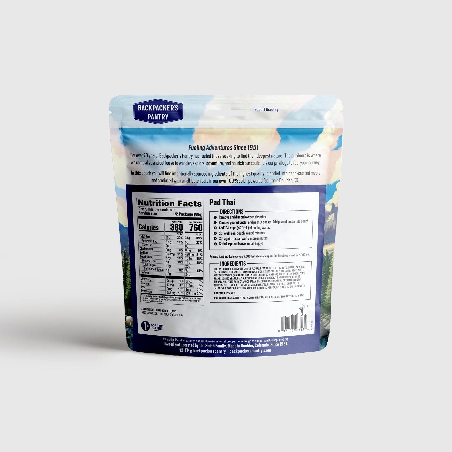 Backpacker's Pantry Pad Thai