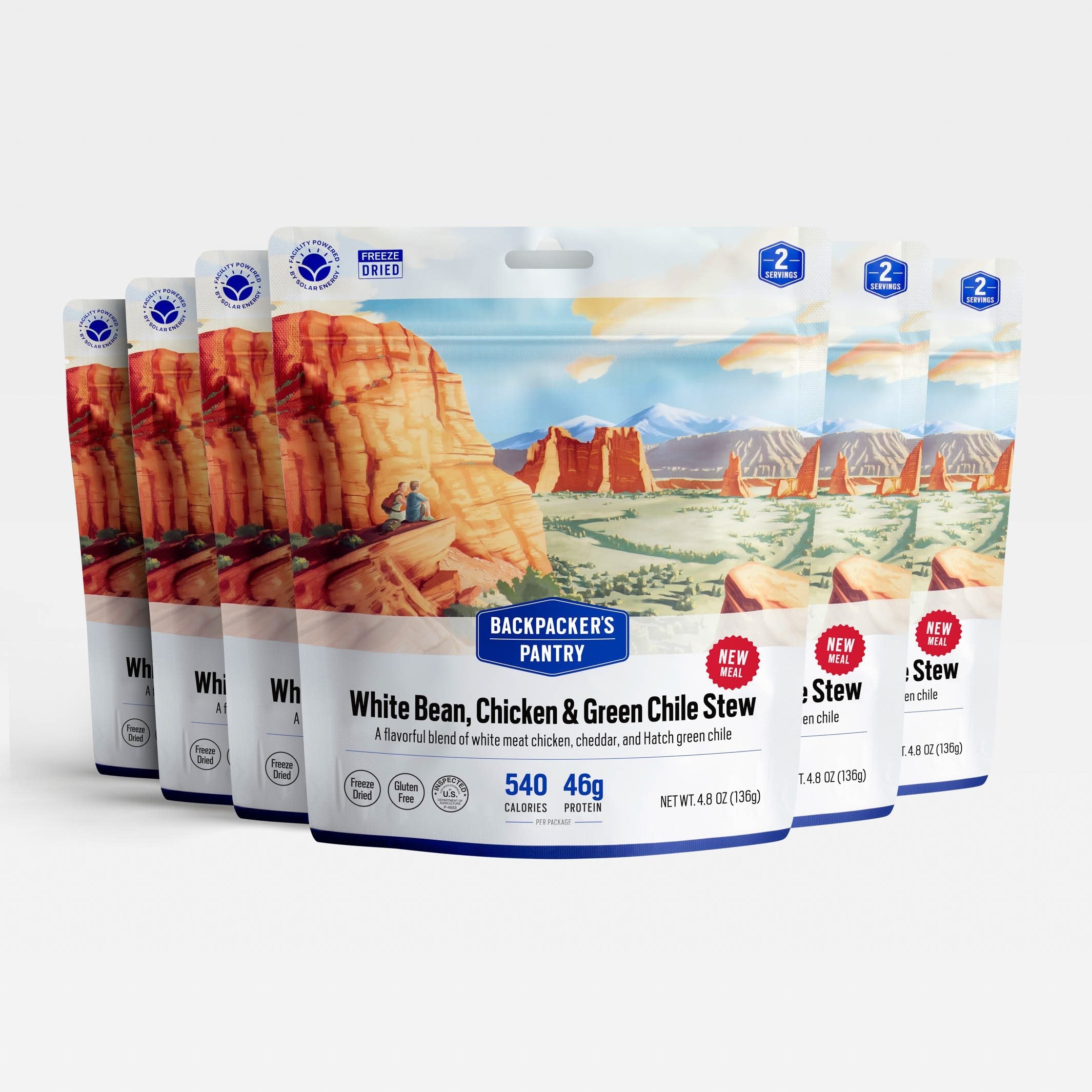 Guiso de frijoles blancos, pollo y chile verde