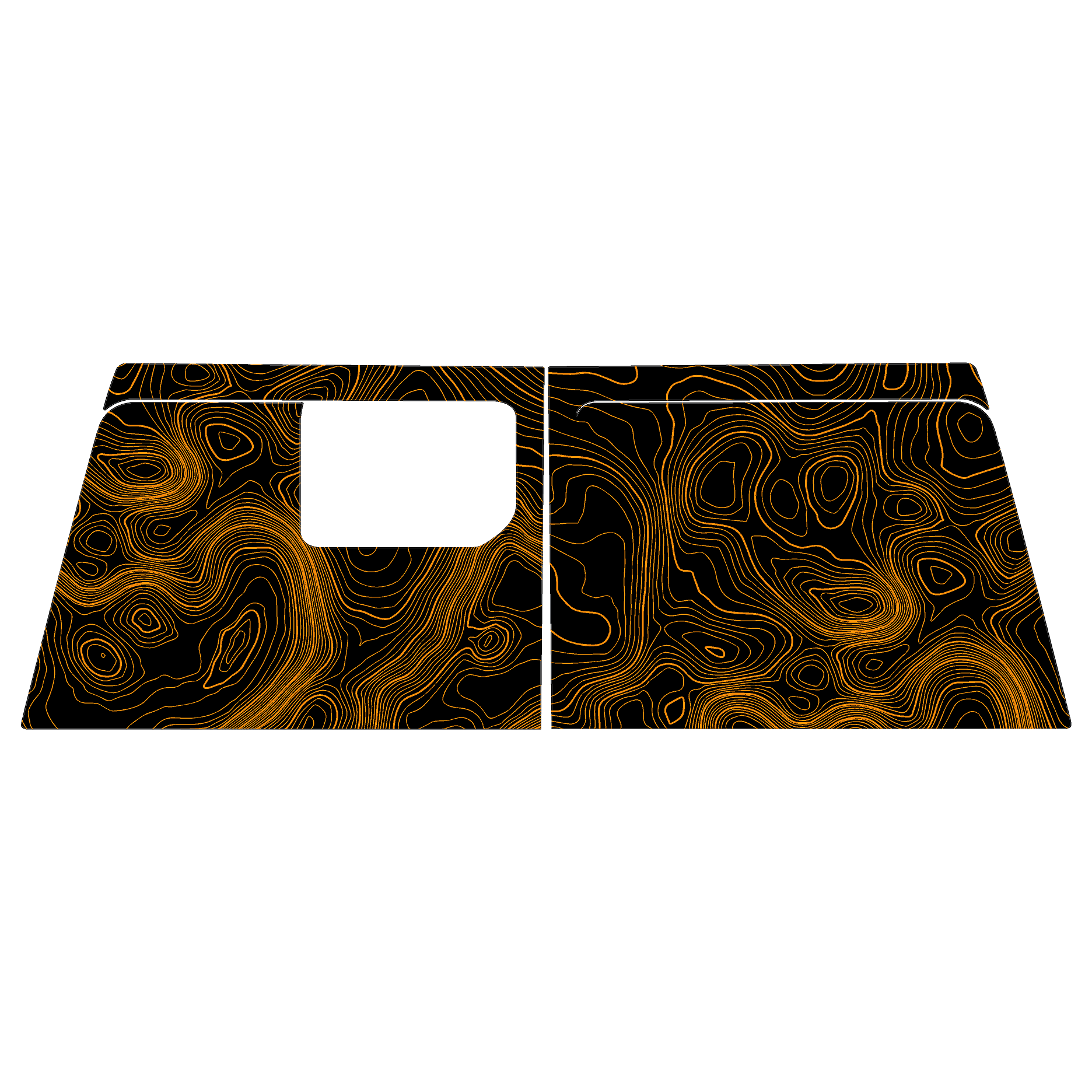 Topo Cargo Area Overlay Kit Part 1 (Printed Series) - 2021+ Bronco 4 Door