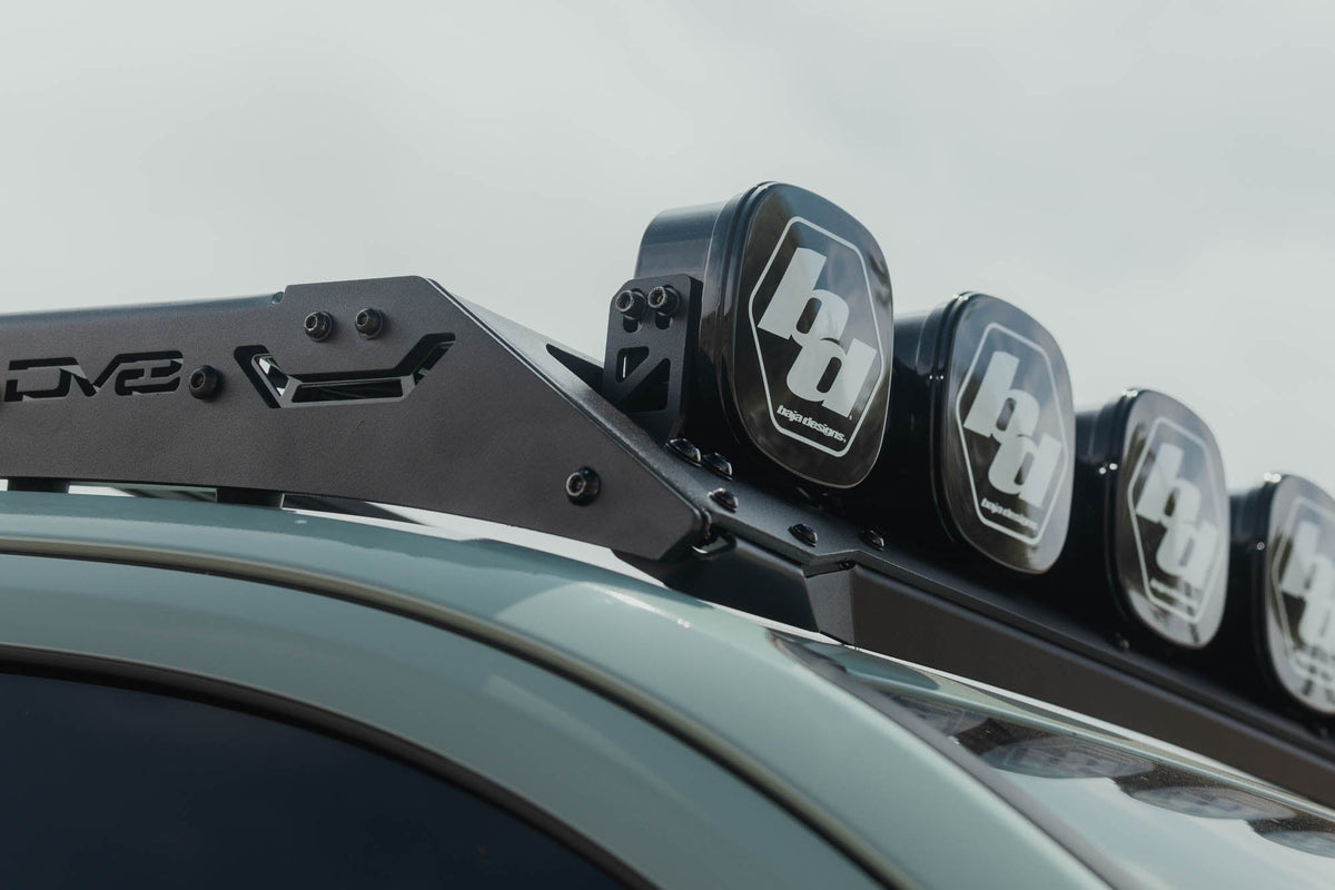 DV8 Offroad Baja Designs XL Linkable light bar mount for DV8 Spec Series roof racks
