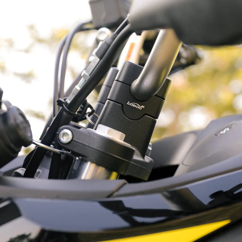 LOBOO Handlebar Risers for Suzuki DL650 V-Strom – CNC Aluminum, Enhanced Comfort & Control