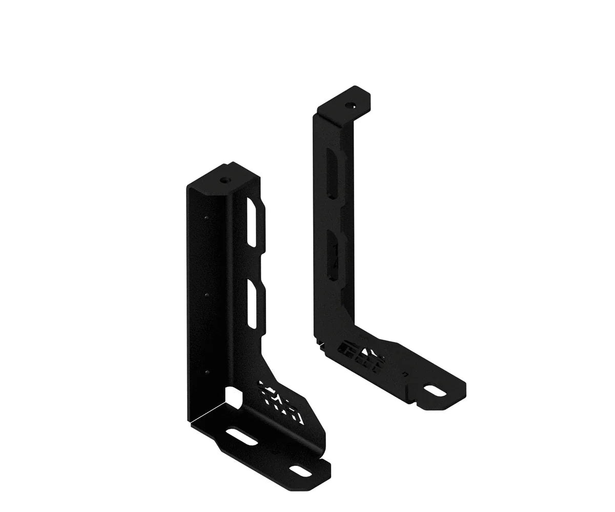 Heavy-duty black steel bed stiffeners for Toyota Tacoma truck beds