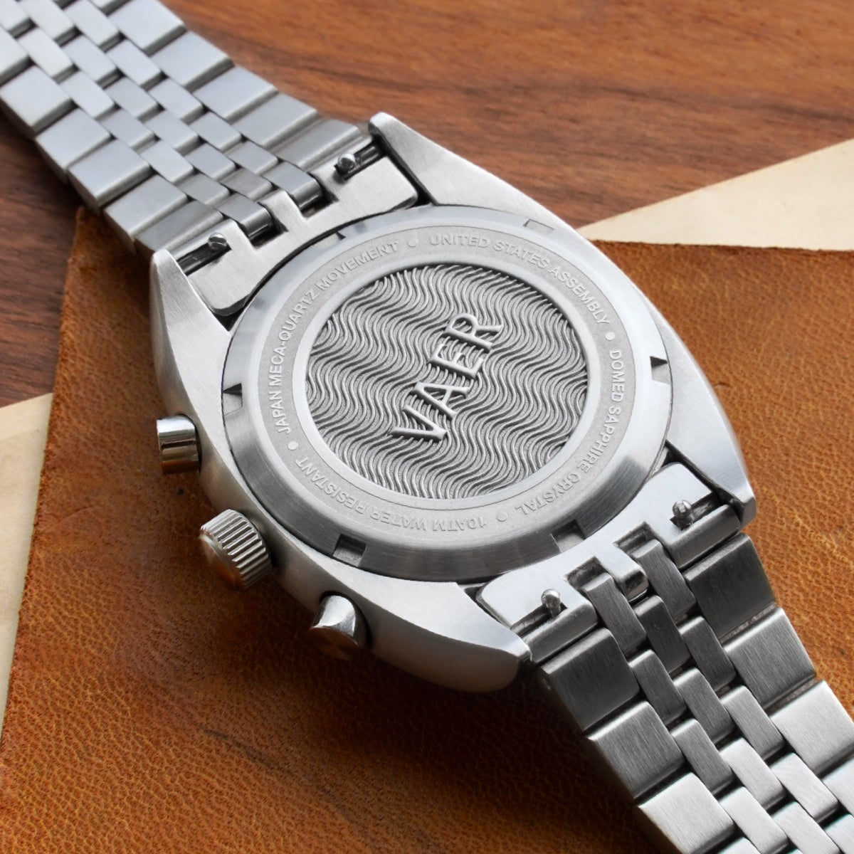 VAER R1 USA Racing Chronograph Watch - Cream 38mm