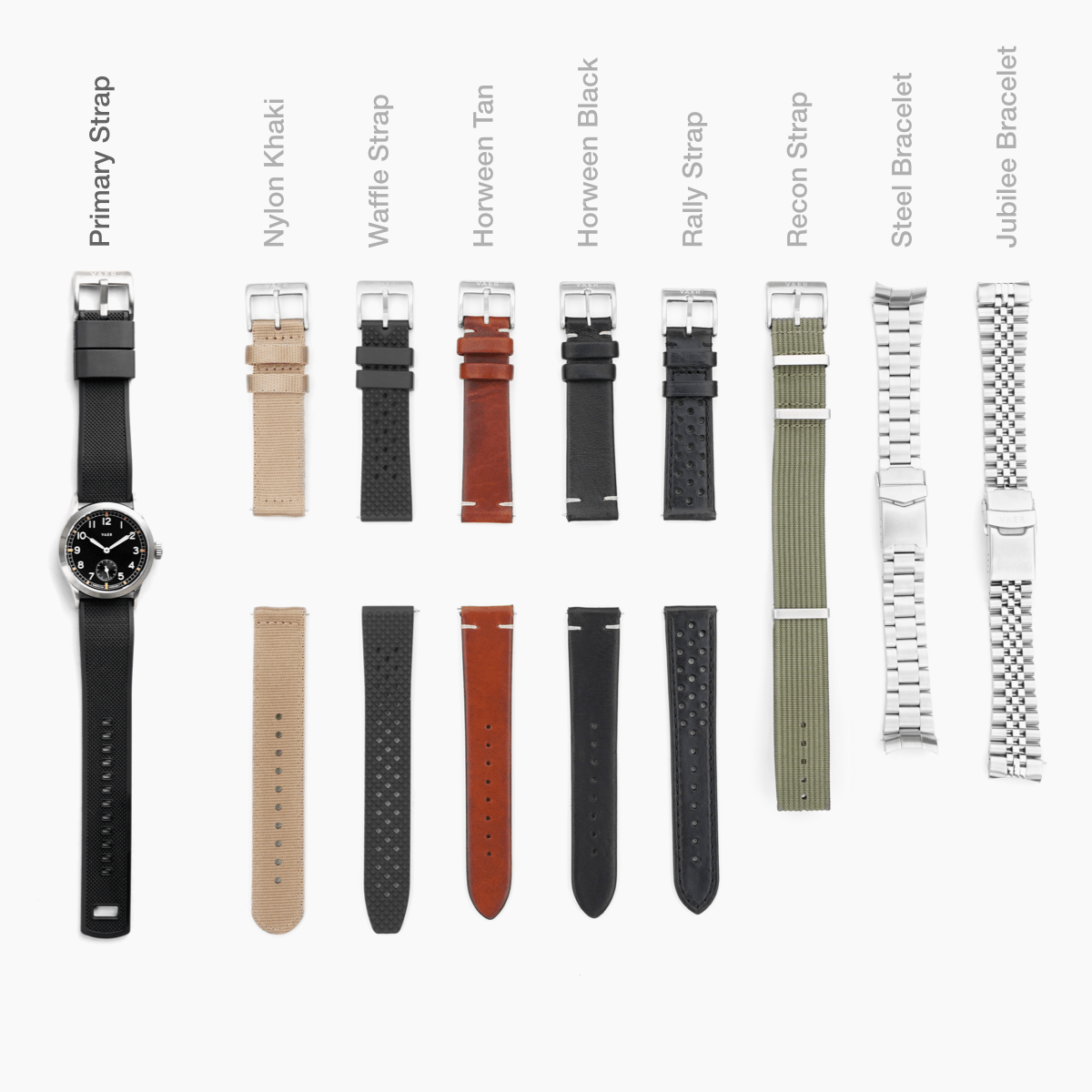 VAER C5 Dirty Dozen Field Watch - 40mm Ameriquartz