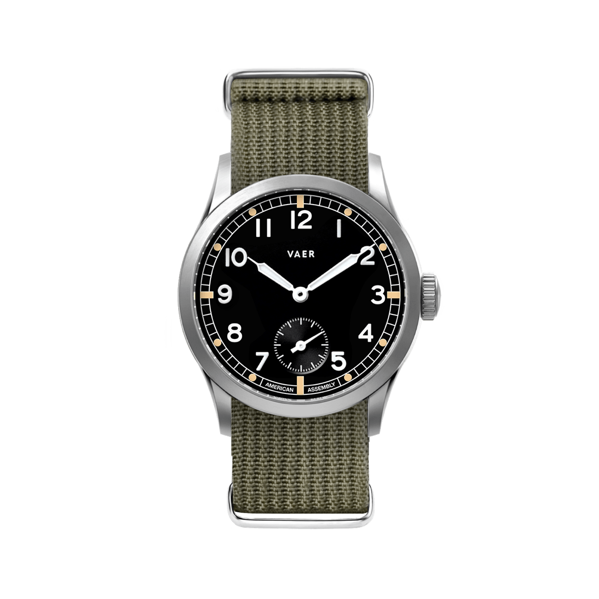 VAER C3 Dirty Dozen Field Watch - 36mm Ameriquartz
