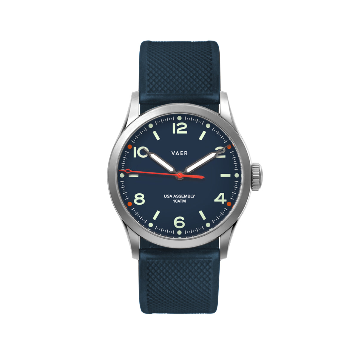 VAER C3 Design Navy Field Watch - 36mm USA Solar
