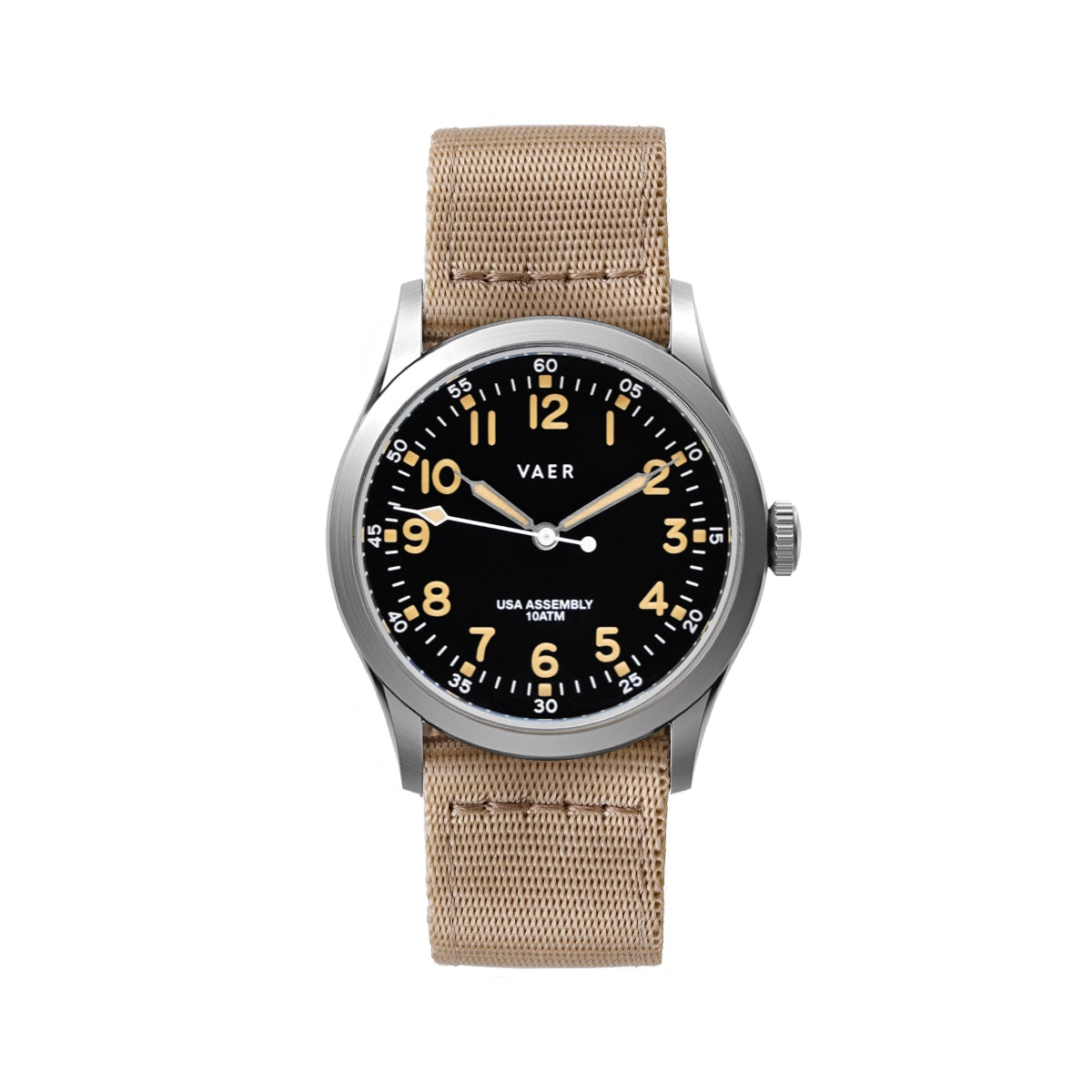 VAER C3 Korean Field Watch - 36mm USA Solar
