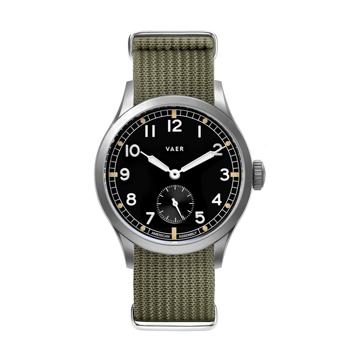 VAER C5 Dirty Dozen Field Watch - 40mm Ameriquartz