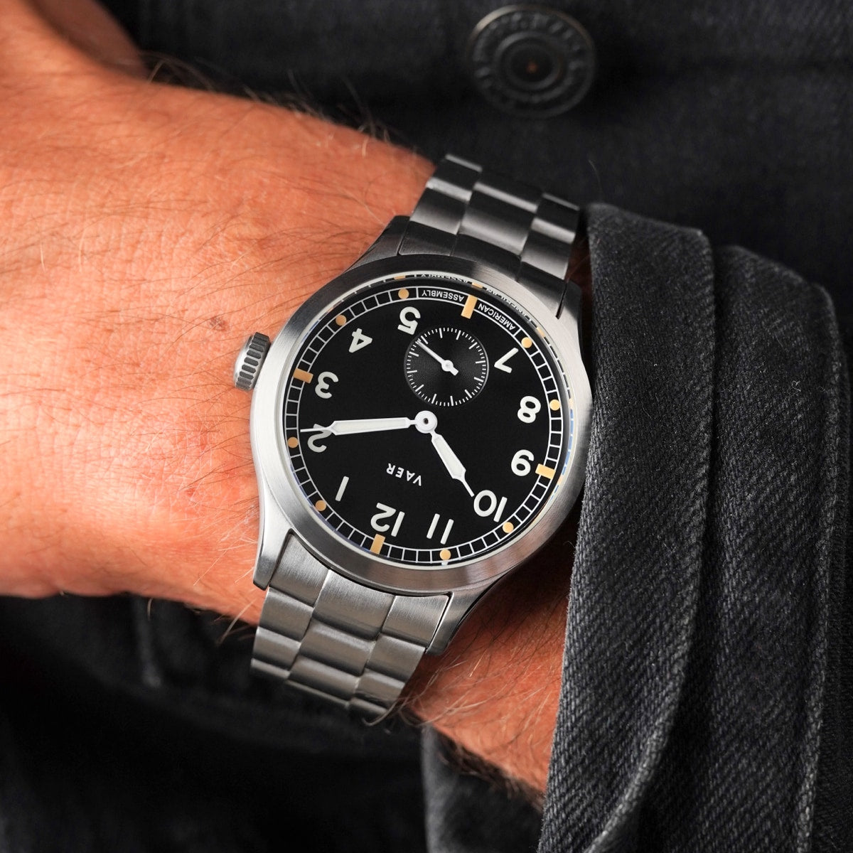 VAER C5 Dirty Dozen Field Watch - 40mm Ameriquartz