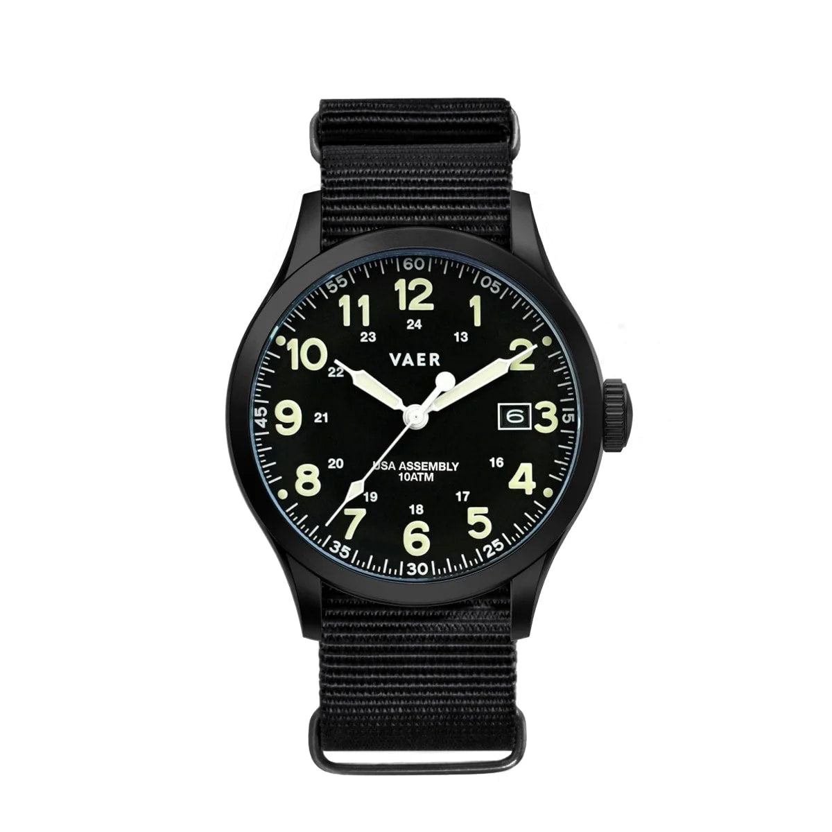 VAER C5 Tactical Field Watch - 40mm Ameriquartz