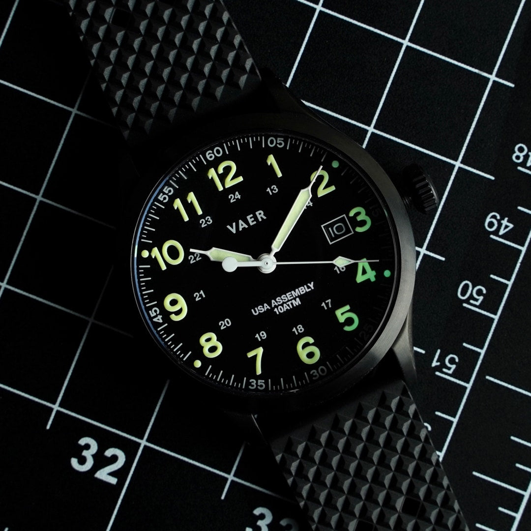 VAER C5 Tactical Field Solar Watch - 40mm USA