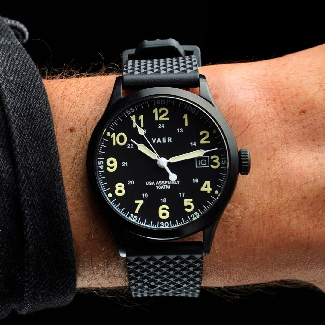 VAER C5 Tactical Field Watch - 40mm Ameriquartz