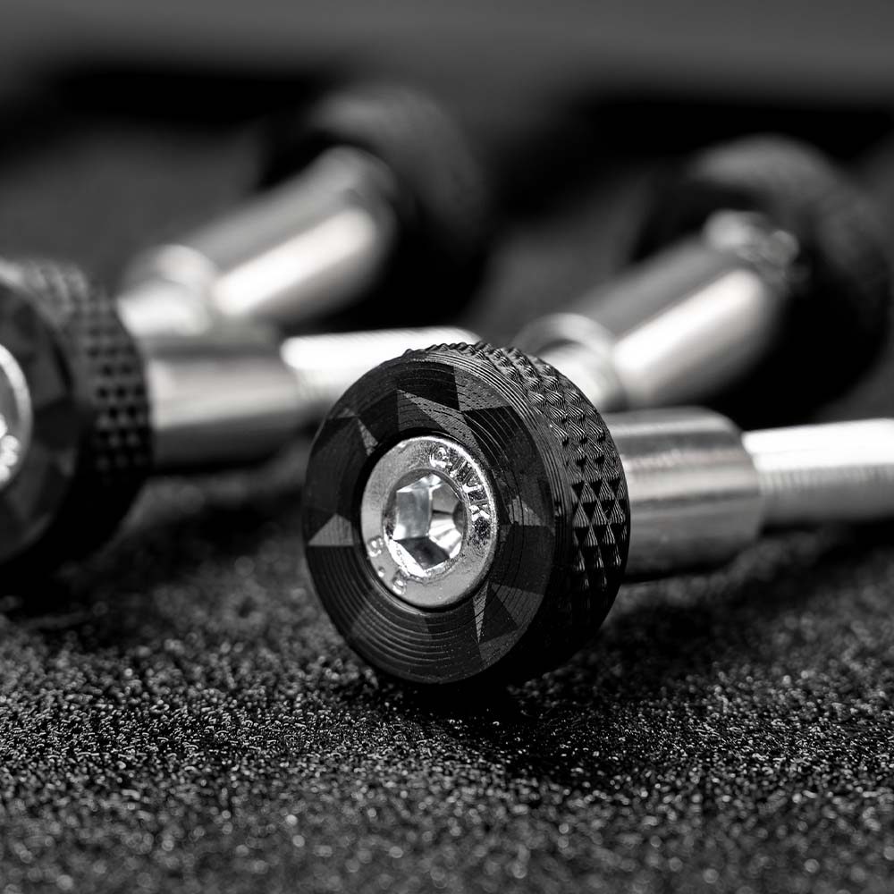 Charvonia Design speed knobs for rail tie-downs for universal fit
