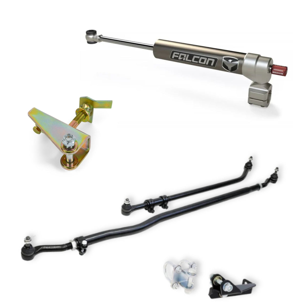 RockJock Currectlync and Falcon Steering Package for Jeep Wrangler JL and Gladiator JT