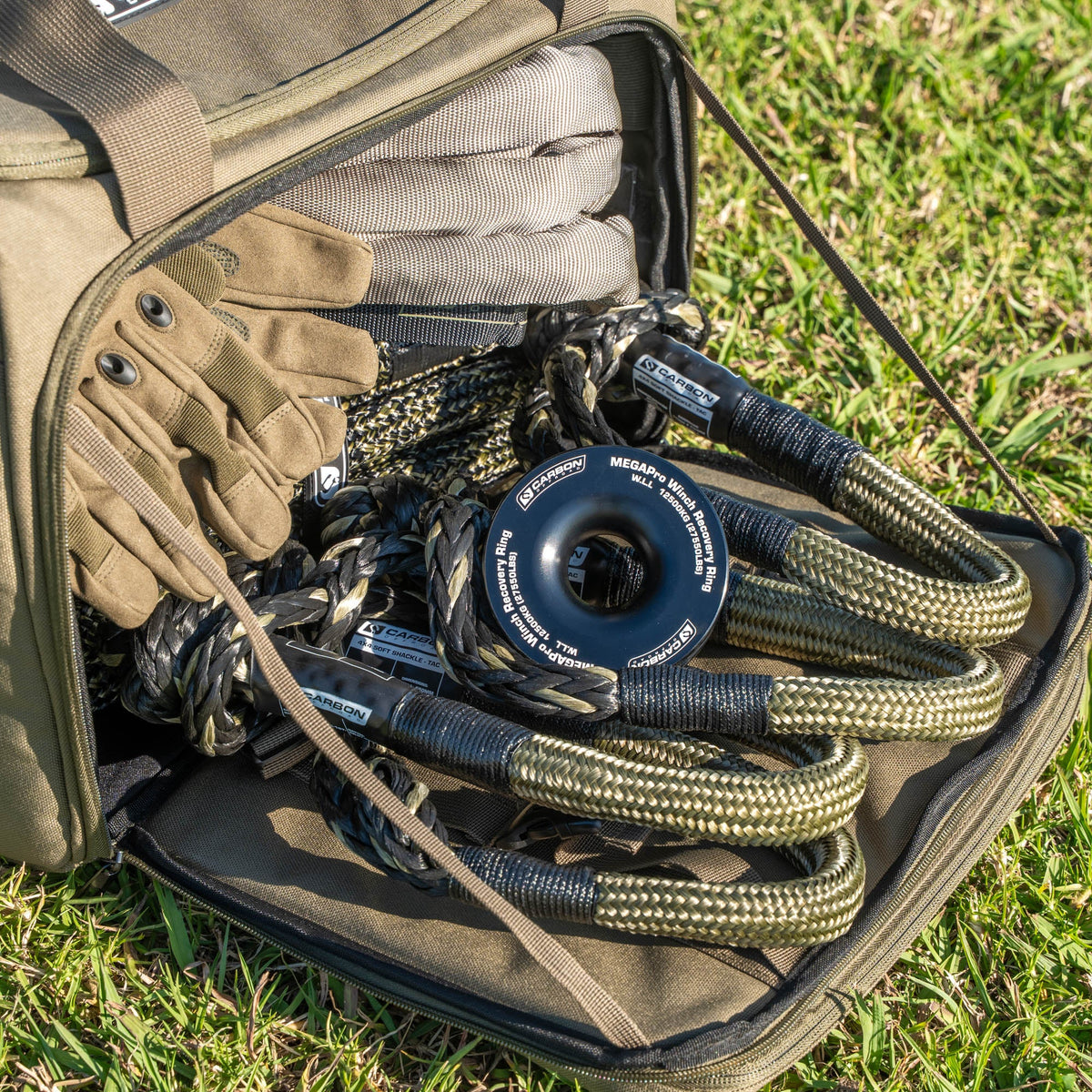 Carbon Offroad 4x4 tactical response recovery kit for universal fit